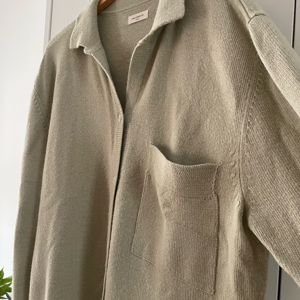James Street Co. Knitted Margot Cardigan, Thistle - M - Picture 4 of 6